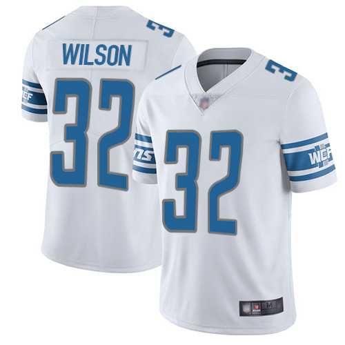 Detroit Lions Limited White Men Tavon Wilson Road Jersey NFL Football 32 Vapor Untouchable